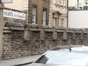 One of the remaining old Saxon wall
